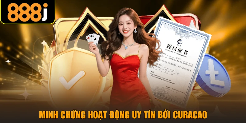 Minh chứng hoạt động uy tín bởi Curacao